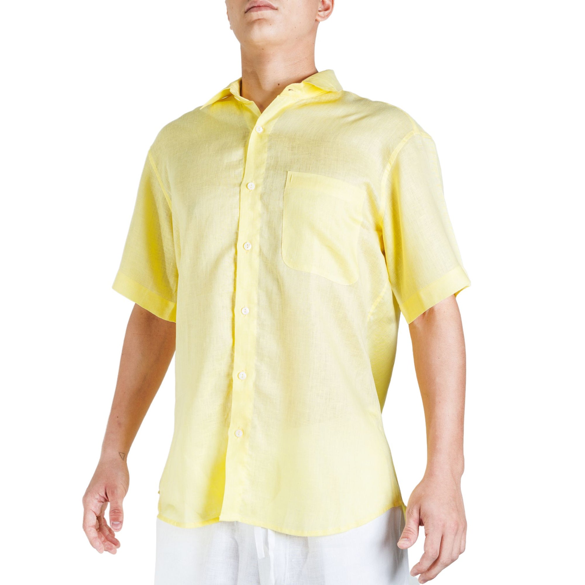 Linen Shirt Short Sleeve - Bistro StTropez