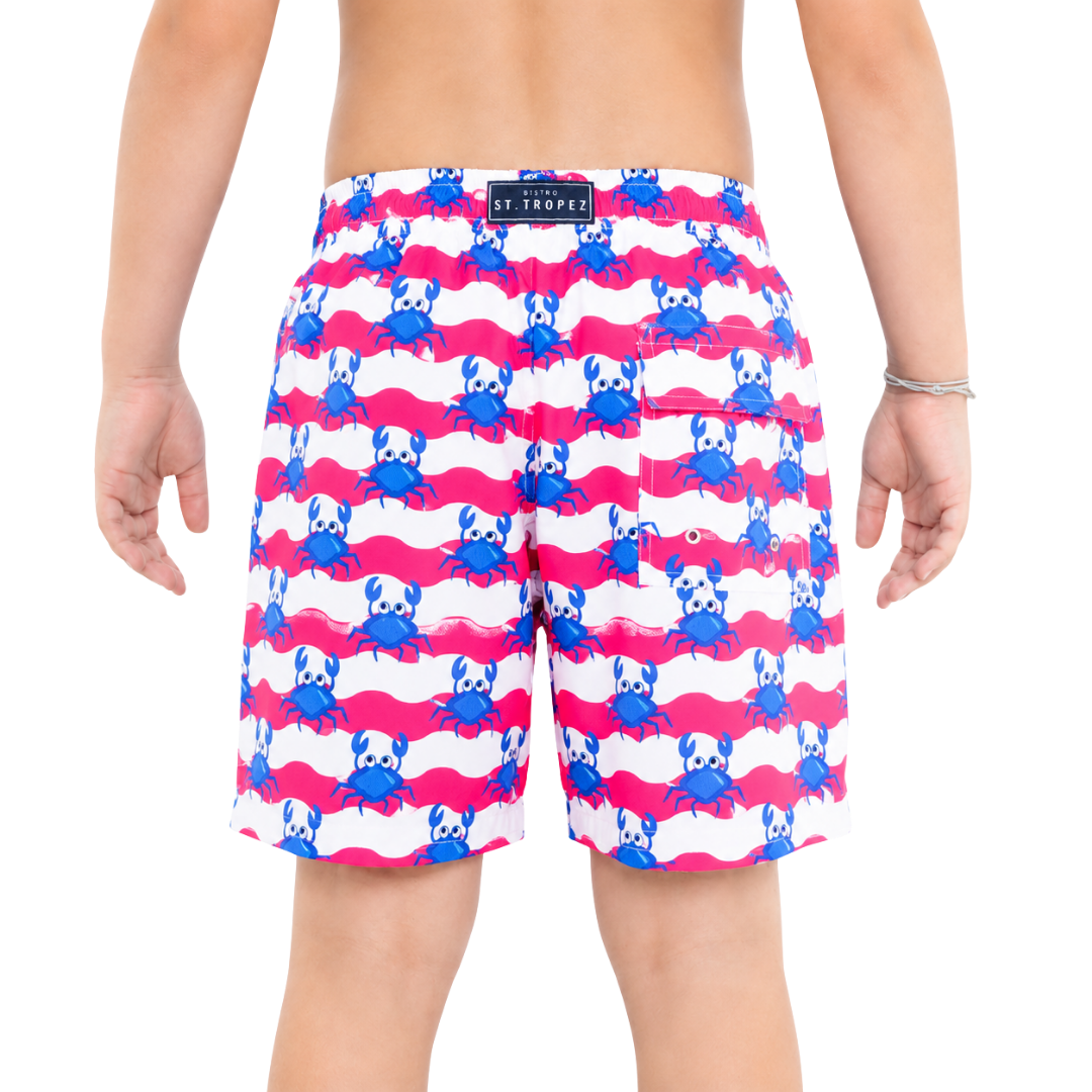 Crab Boys Board Shorts - Bistro StTropez