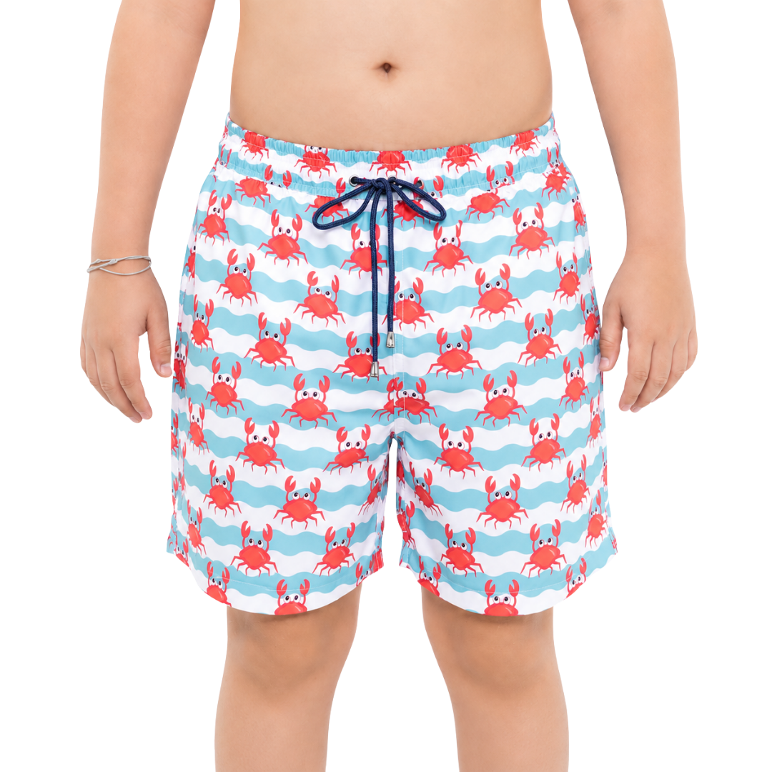 Crab Boys Board Shorts - Bistro StTropez