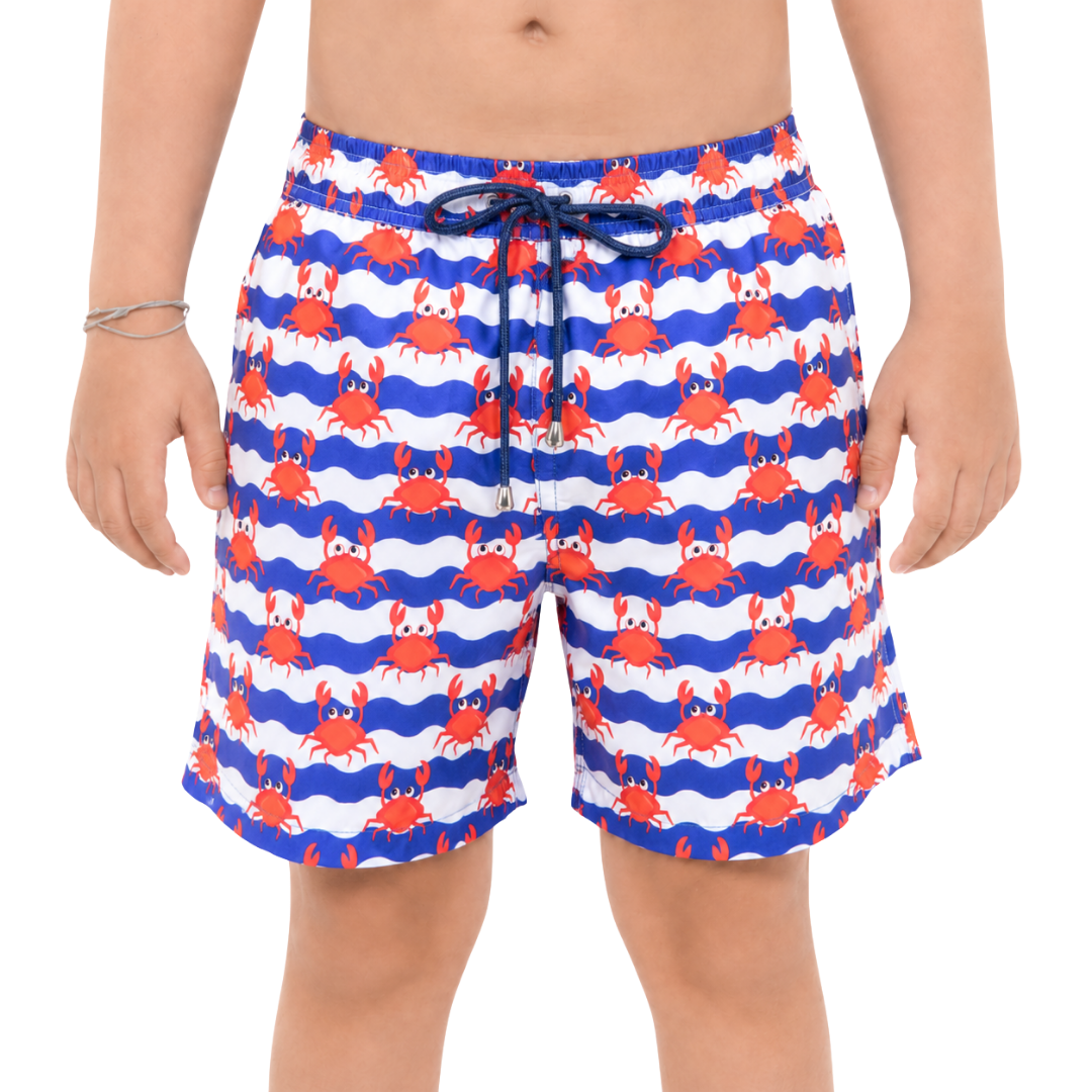 crab boys boardshorts