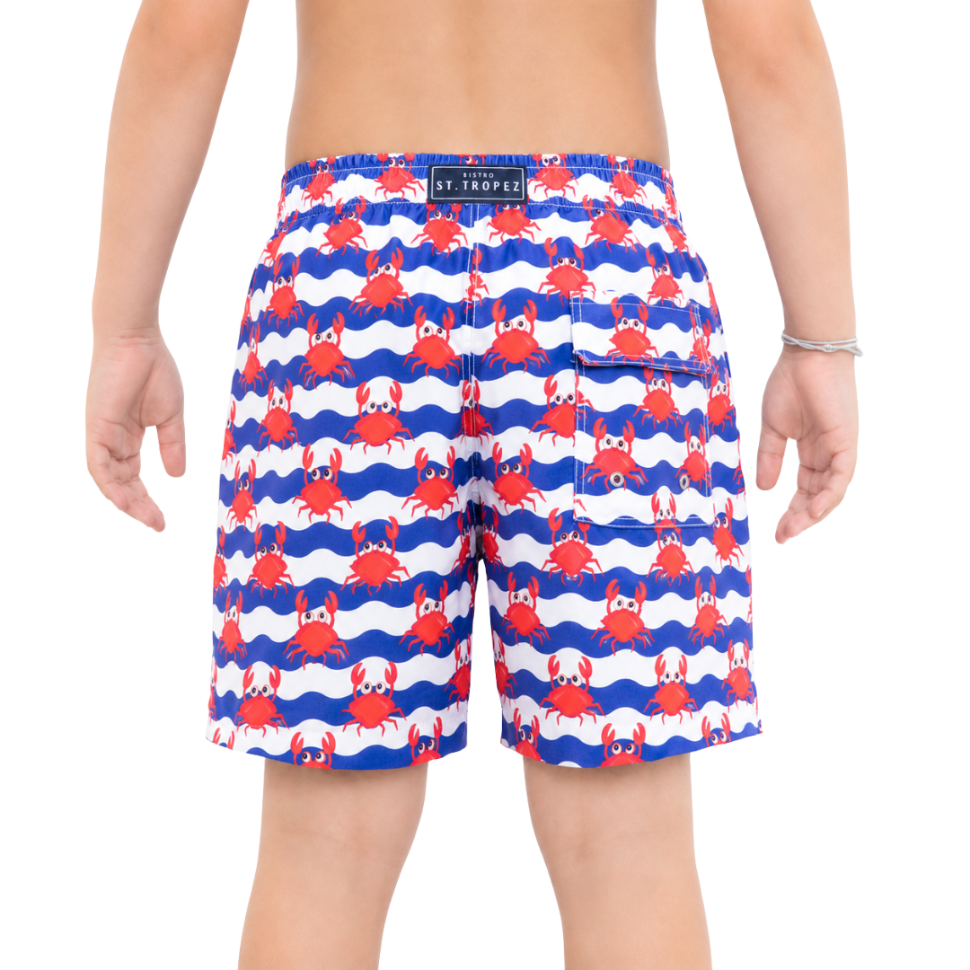 Crab Boys Board Shorts - Bistro StTropez