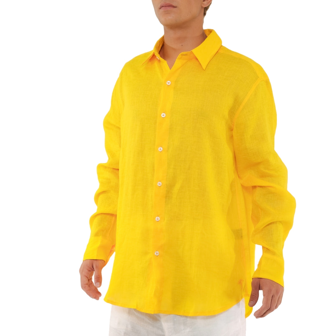 Linen Shirt Long Sleeve - Bistro StTropez