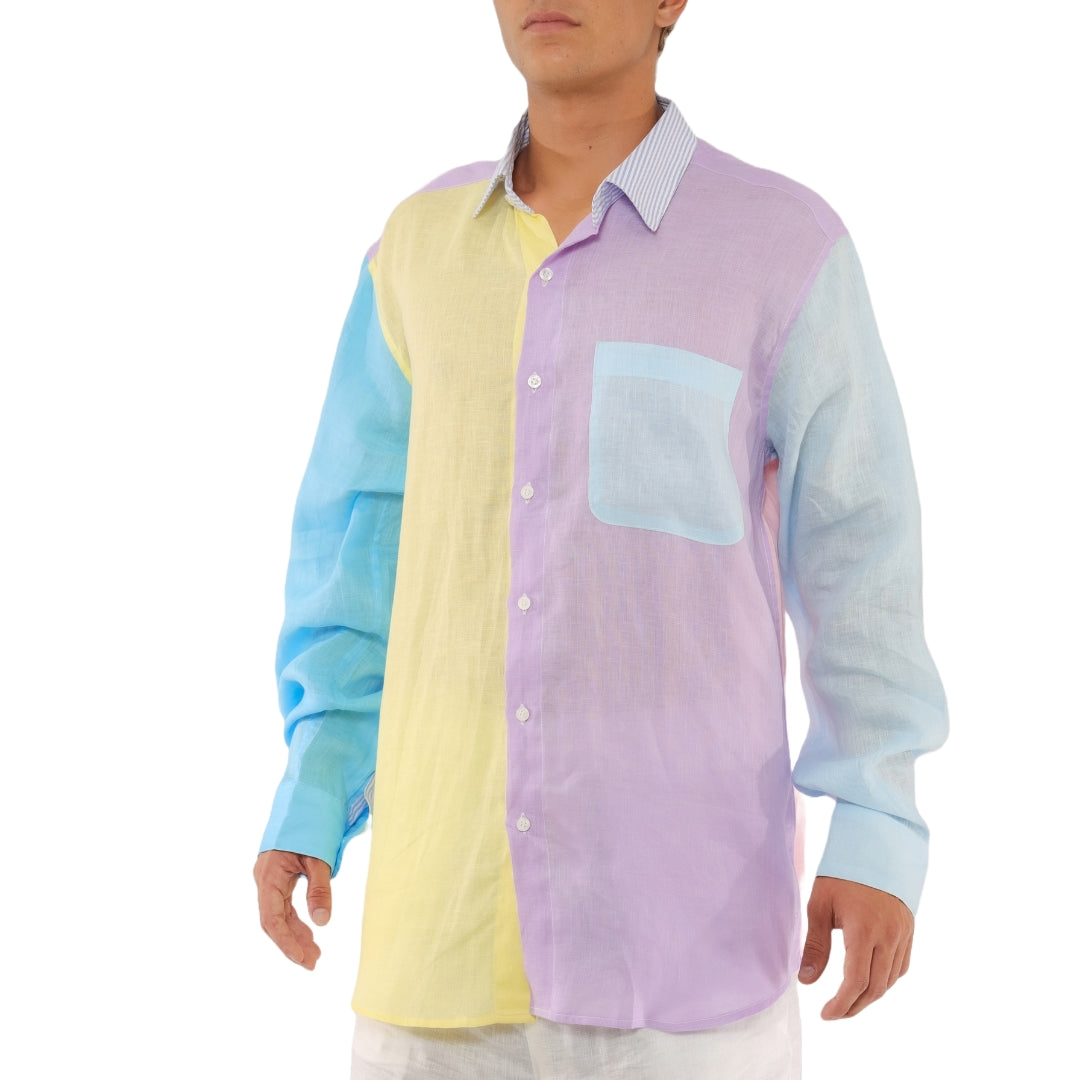 Linen Shirt Multi-Coloured Long Sleeve