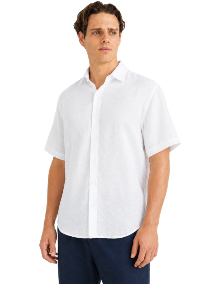 Linen Shirt Short Sleeve
