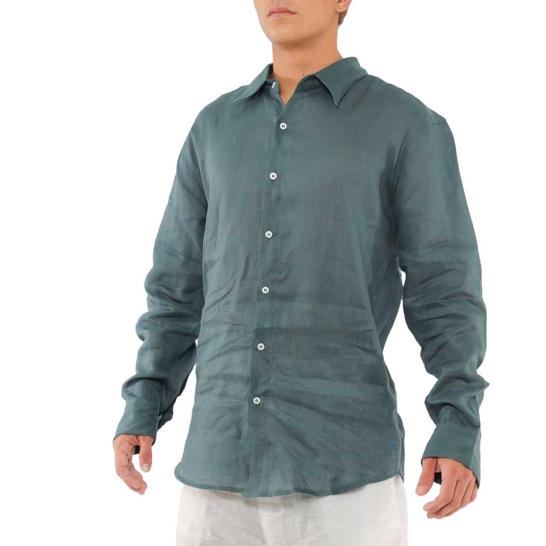 Linen Shirt Long Sleeve - Bistro StTropez