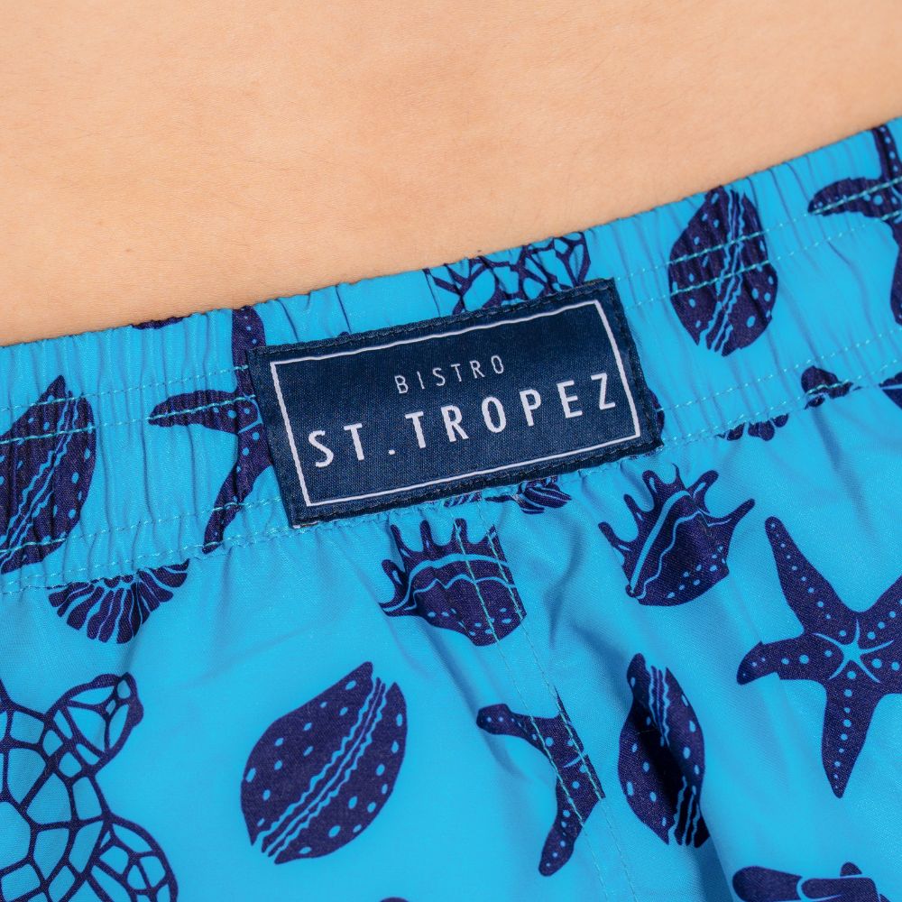 Turtle Seashell Boys Board Shorts