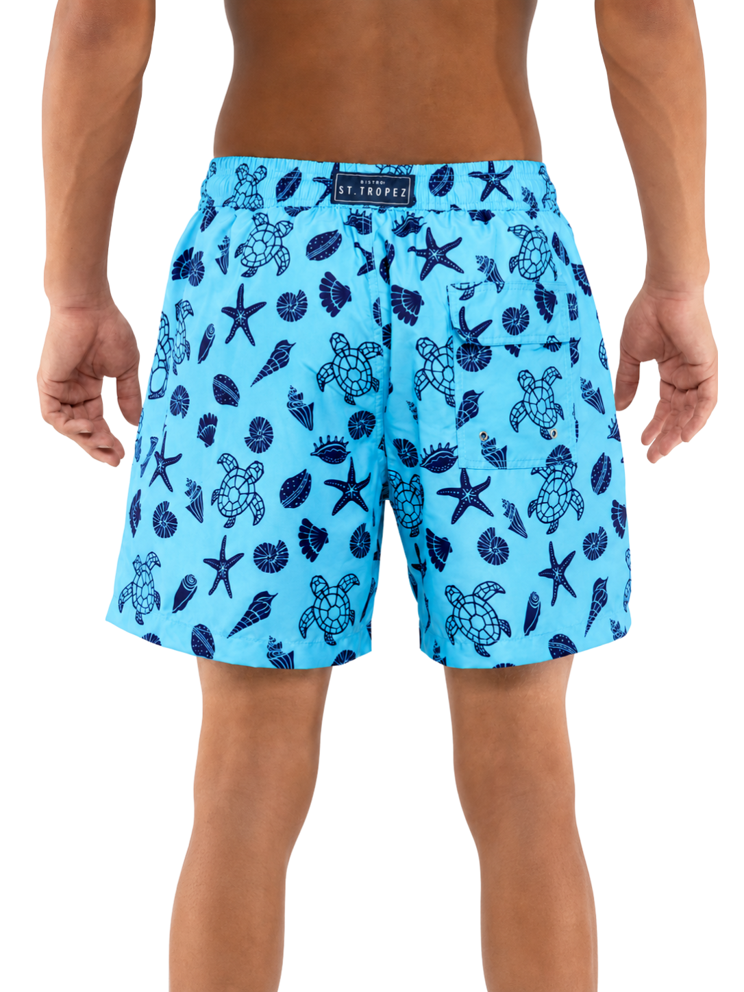 Turtle Seashell Boys Board Shorts - Bistro StTropez