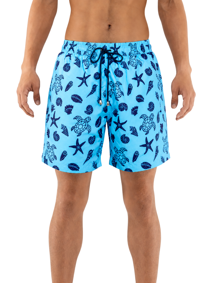 Turtle Seashell Board Shorts