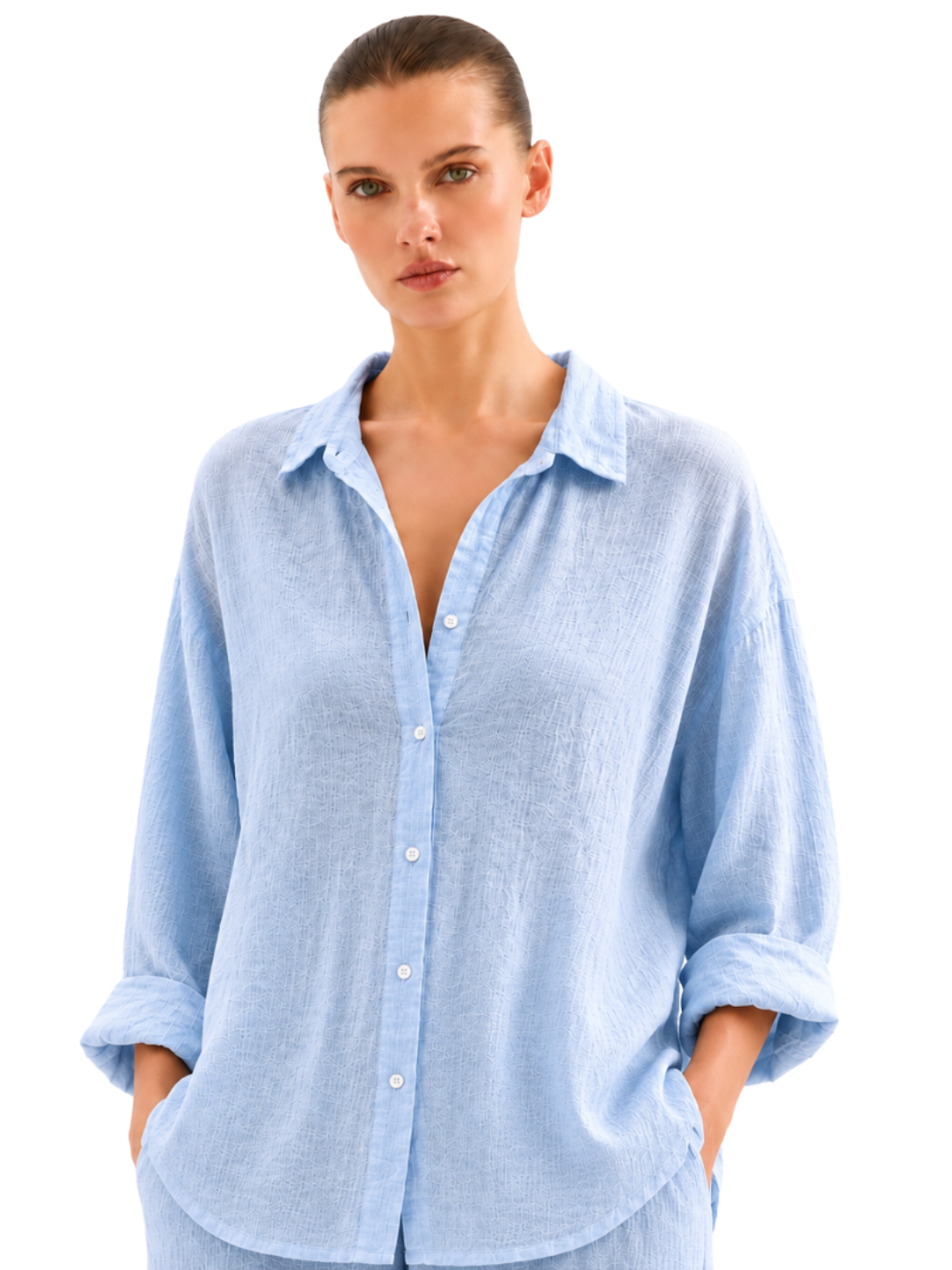 Linen Long Sleeve Shirt - Bistro StTropez