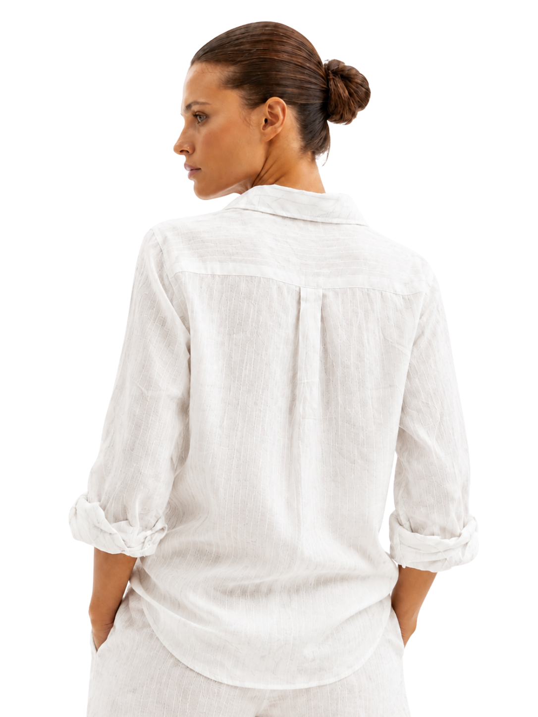 Linen Long Sleeve Shirt - Bistro StTropez