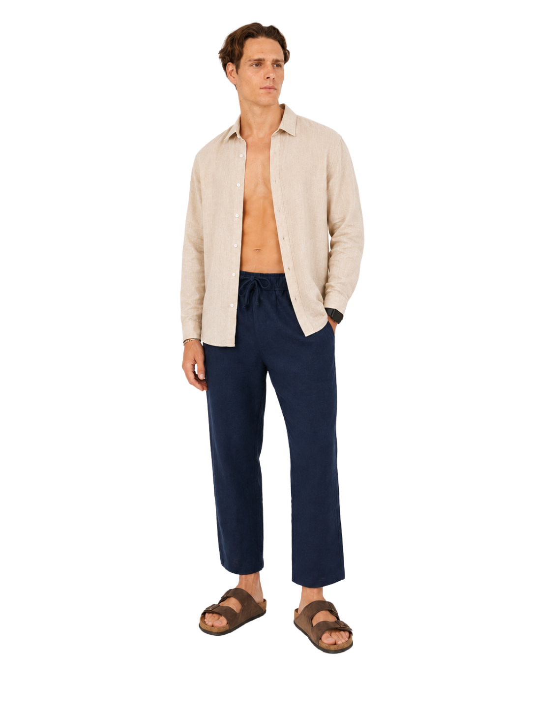 Linen Shirt Long Sleeve - Bistro StTropezvv