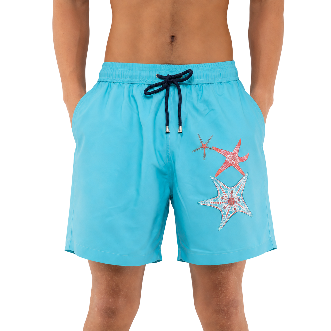 Starfish Plain Board Shorts - Bistro StTropez