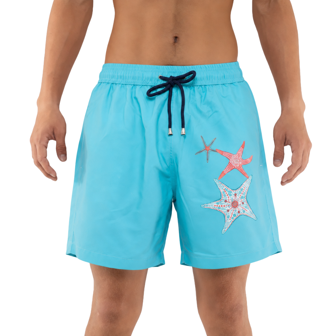 Starfish Plain Board Shorts - Bistro StTropez