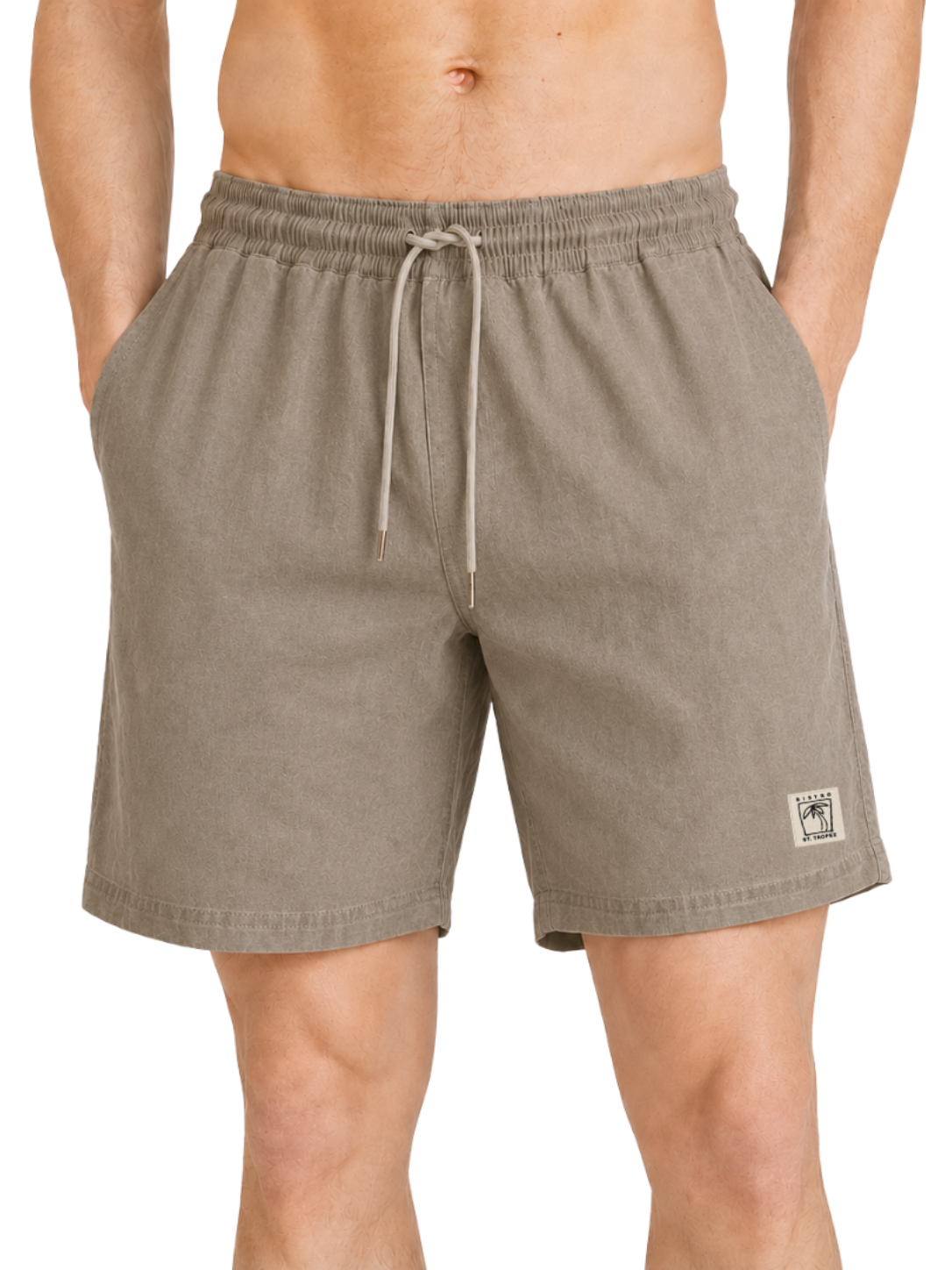 Saint Bistro Plain Cotton Beach Short - Bistro StTropez
