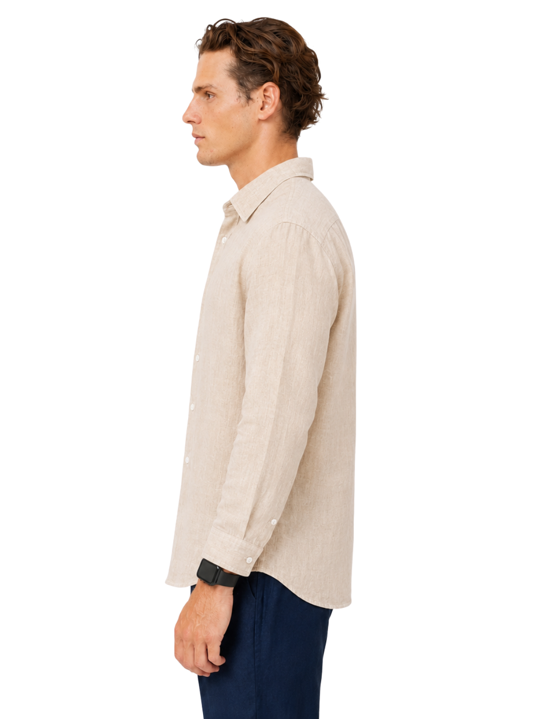Linen Shirt Long Sleeve - Bistro StTropez