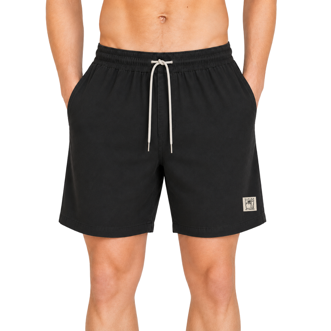 Saint Bistro Plain Cotton Beach Short - Bistro StTropez