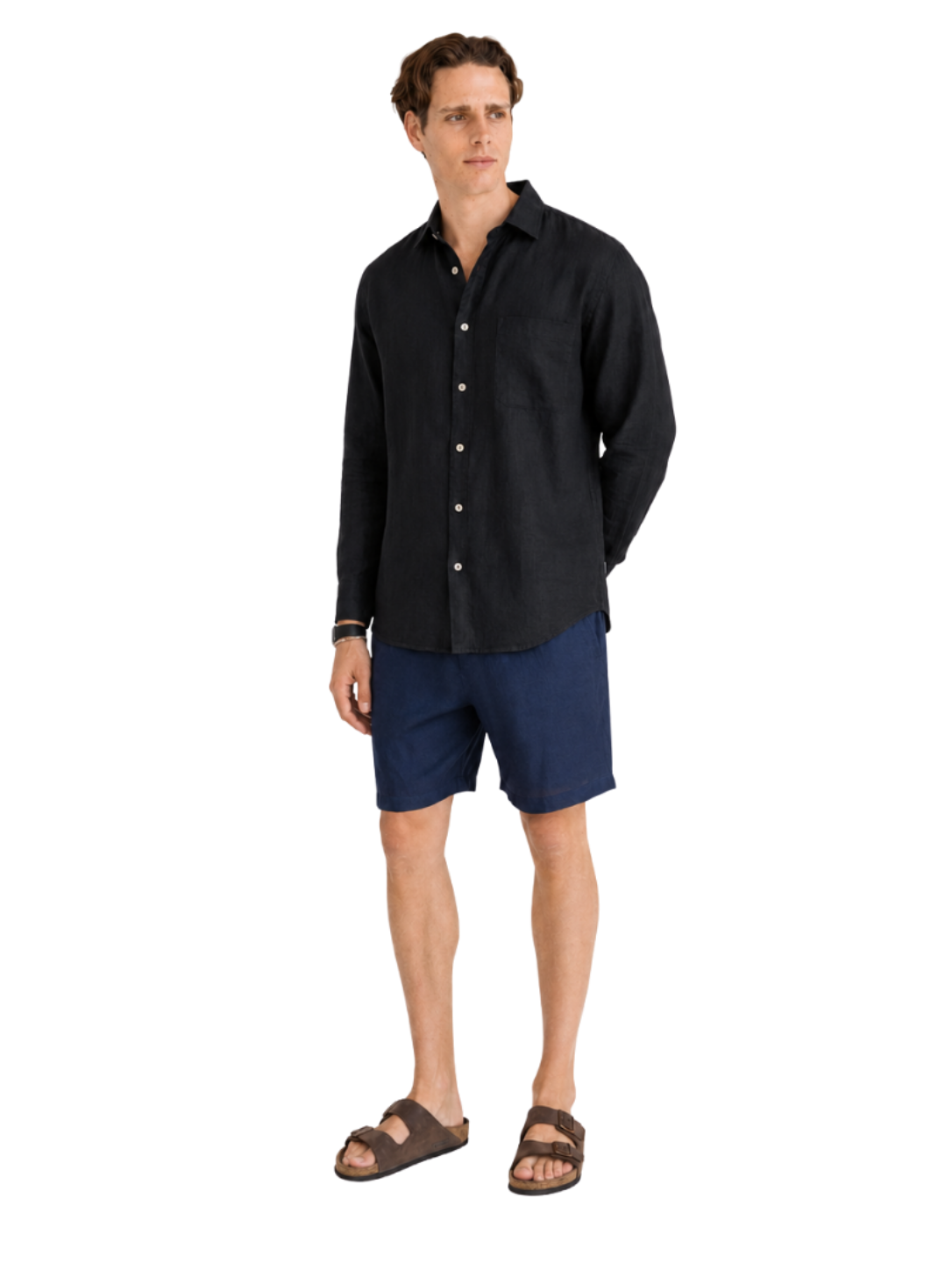 Linen Shirt Long Sleeve - Bistro StTropez