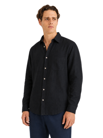 Linen Shirt Long Sleeve - Bistro StTropez
