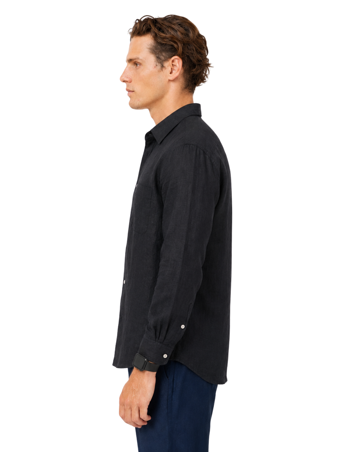 Linen Shirt Long Sleeve - Bistro StTropez