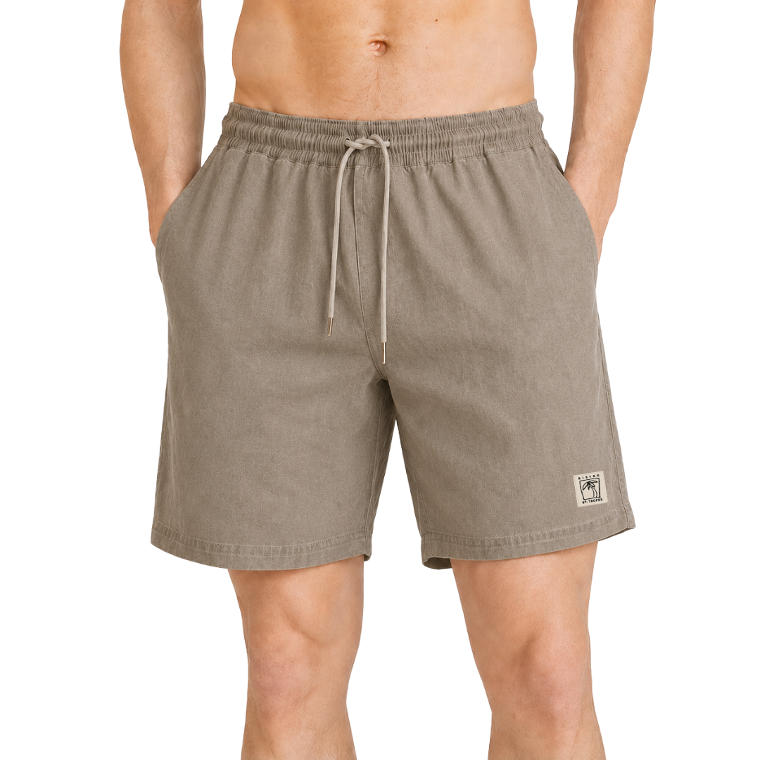 Saint Bistro Plain Cotton Beach Short - Bistro StTropez
