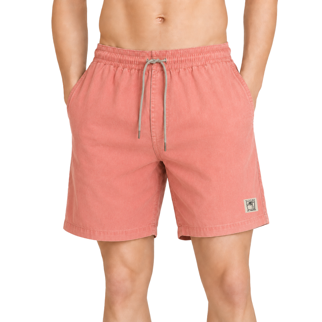 Saint Bistro Plain Cotton Beach Short - Bistro StTropez