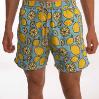 Lemon Slices Board Shorts - Bistro StTropez