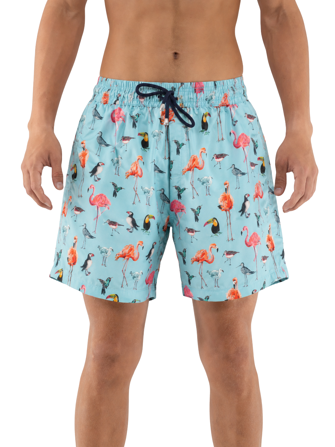 Flamingo Bird Board Short - Bistro StTropez