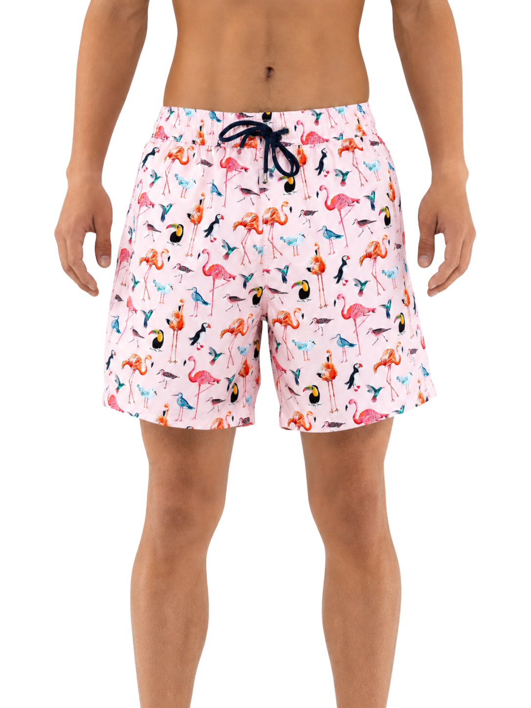Flamingo Bird Board Short - Bistro StTropez