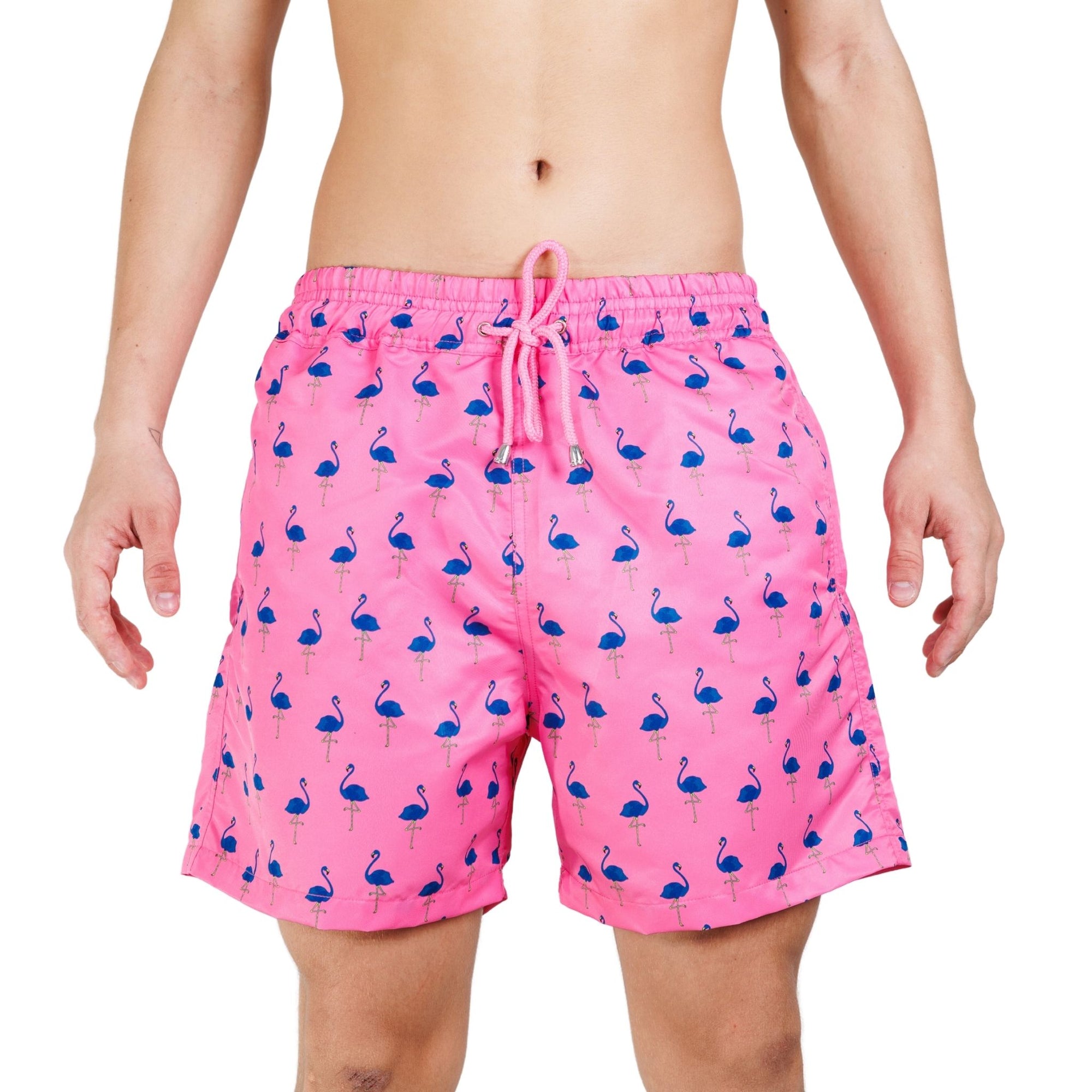 Flamingo Board Shorts - Bistro StTropez