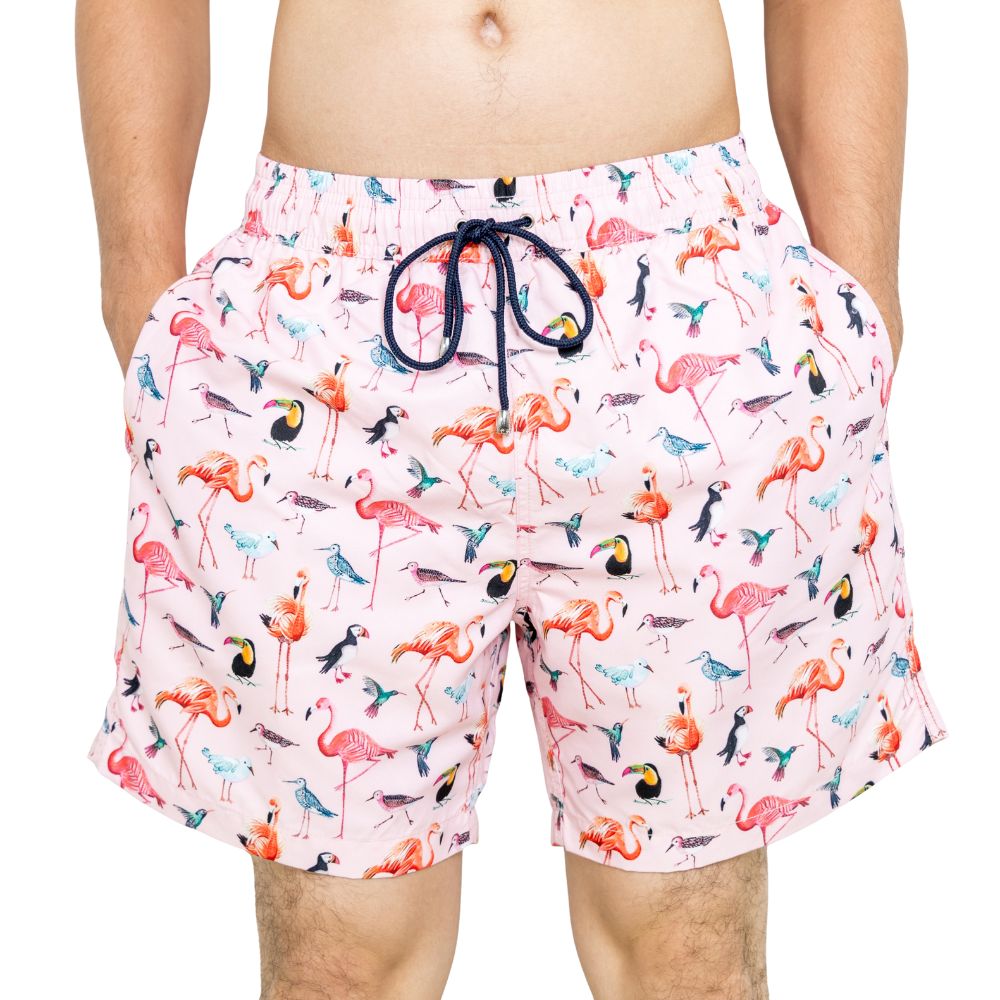 Flamingo Bird Board Short - Bistro StTropez