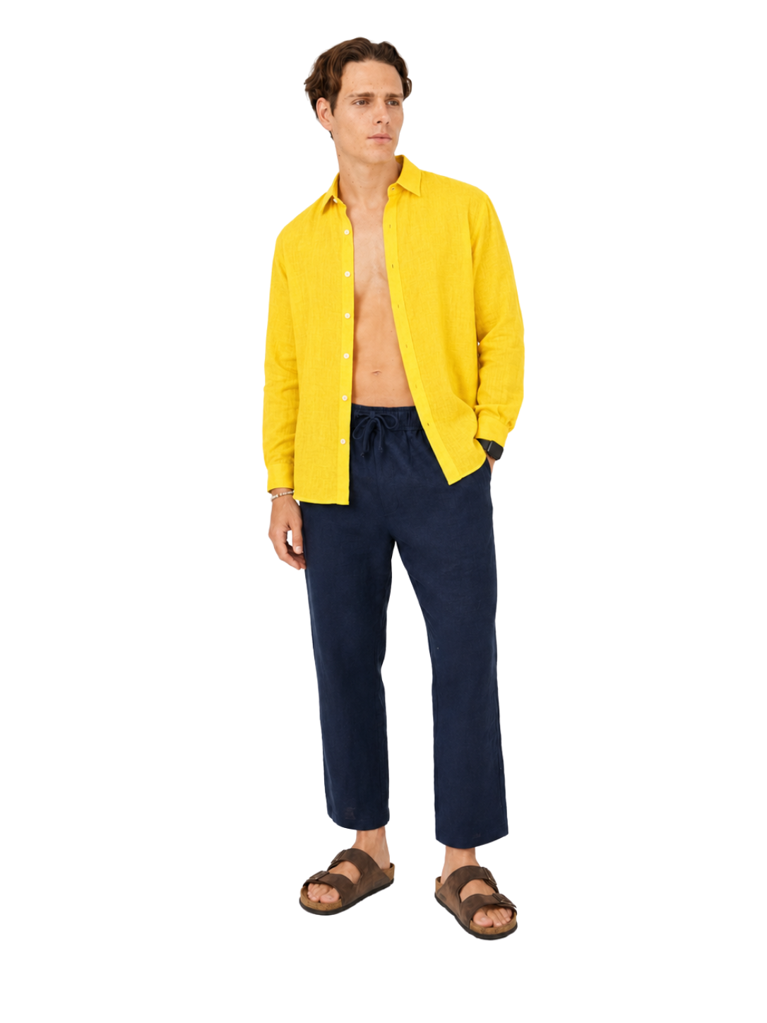 Linen Shirt Long Sleeve - Bistro StTropez