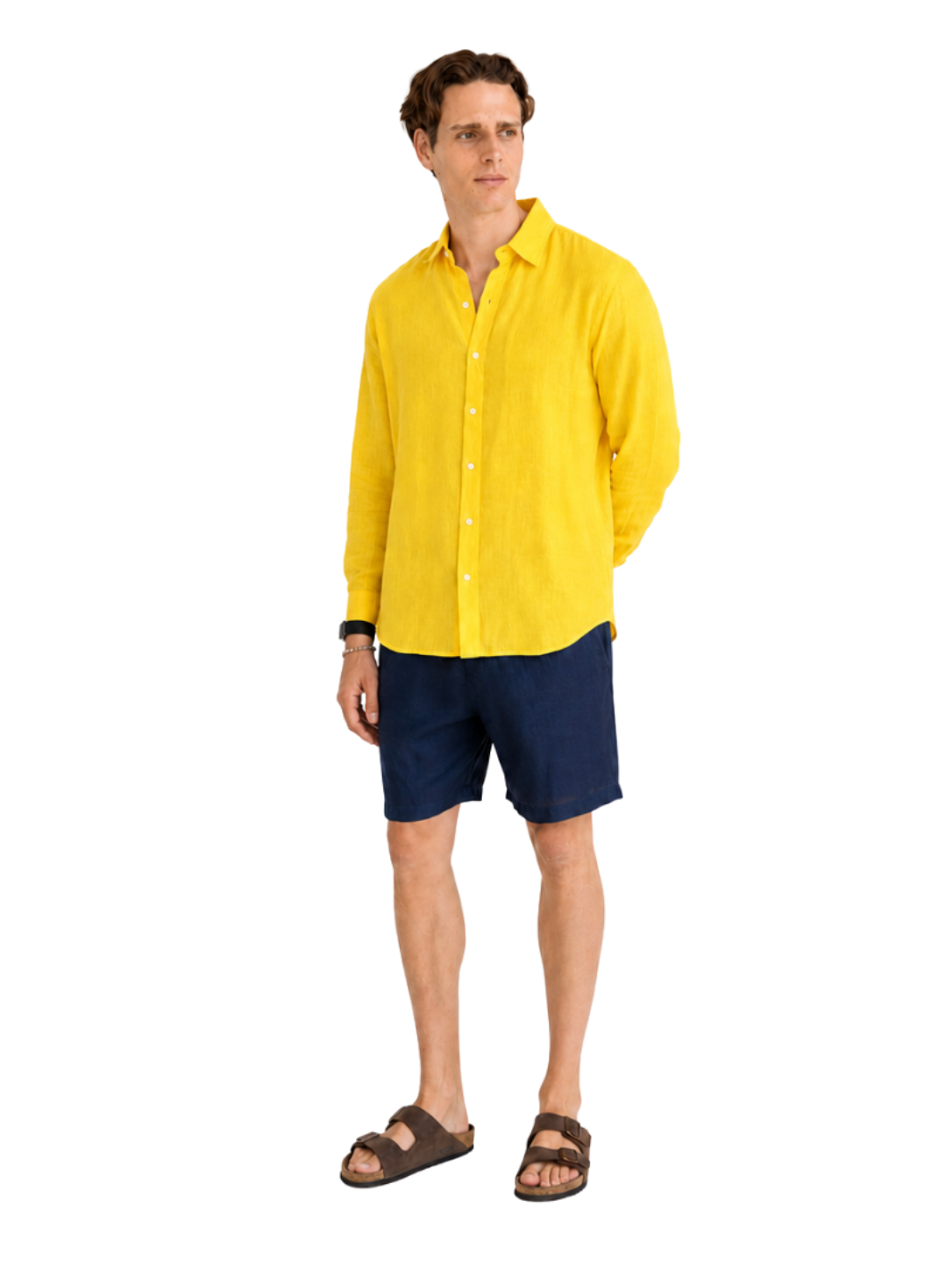 Linen Shirt Long Sleeve - Bistro StTropez
