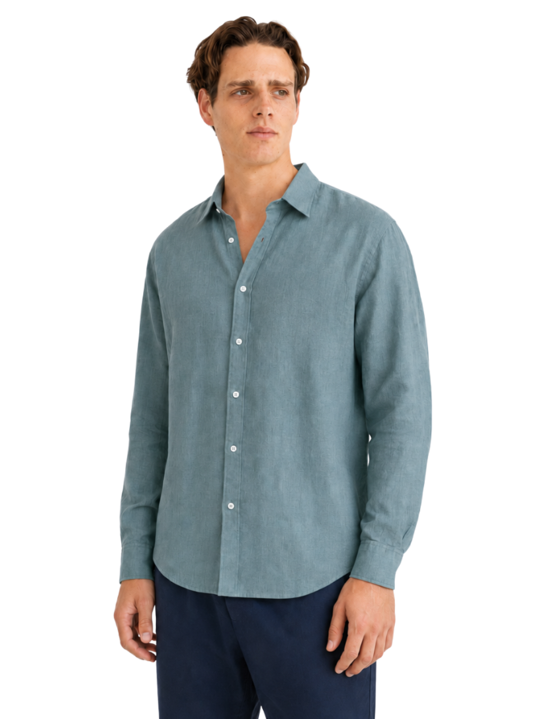 Linen Shirt Long Sleeve - Bistro StTropez