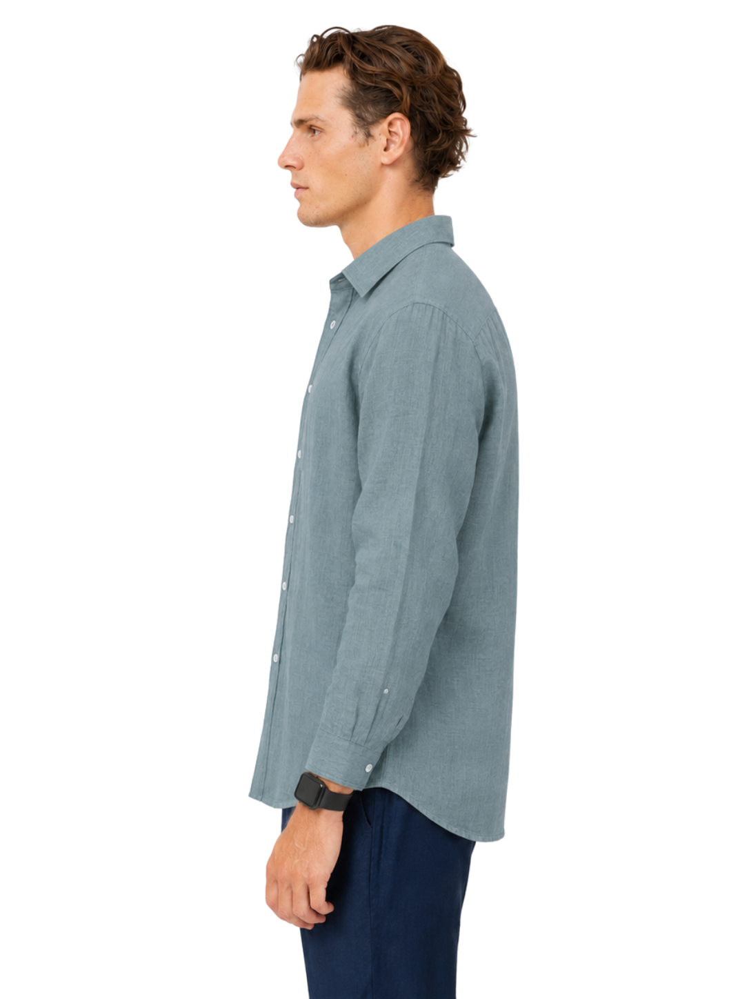 Linen Shirt Long Sleeve - Bistro StTropez