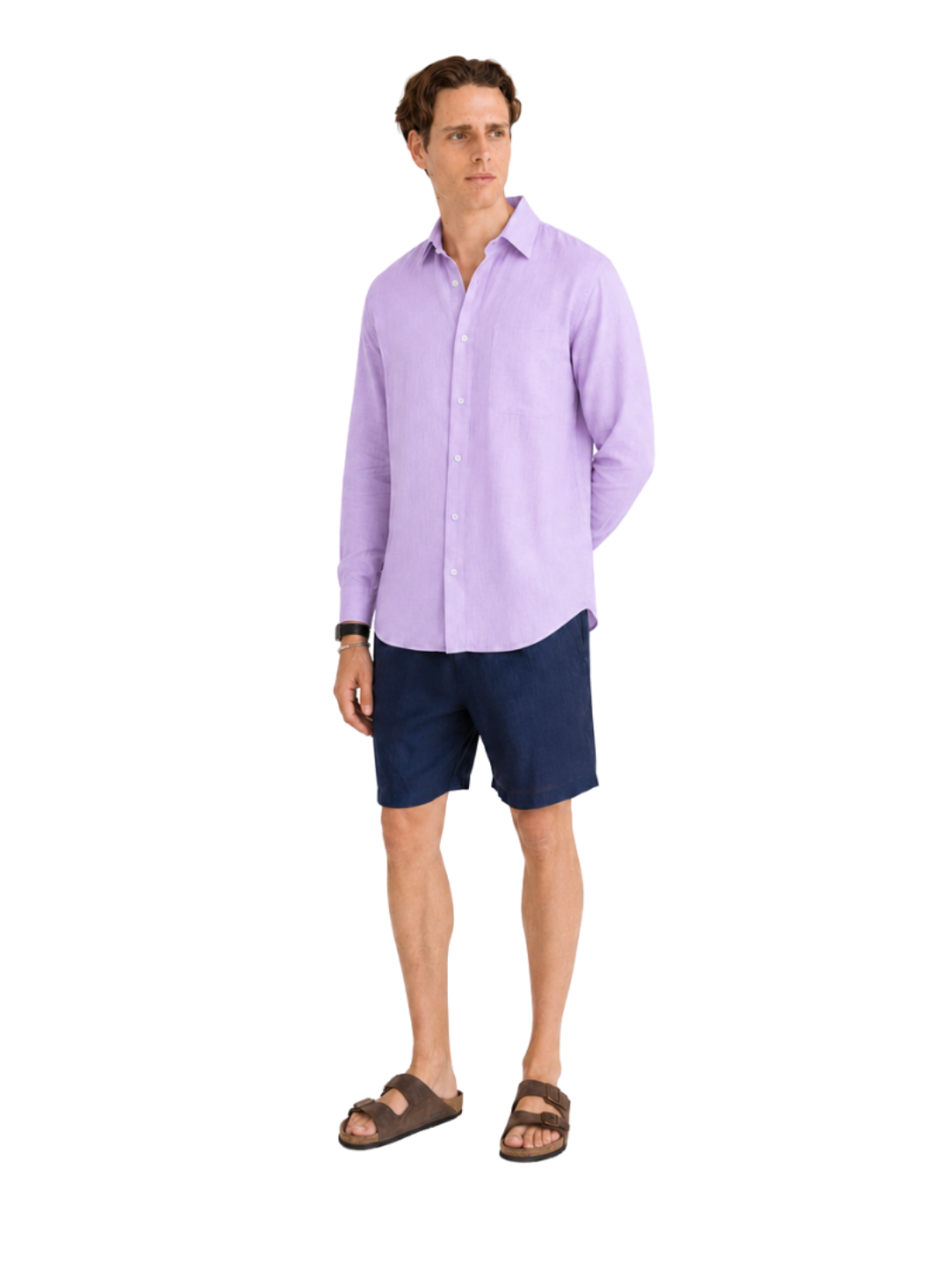 Linen Shirt Long Sleeve - Bistro StTropez