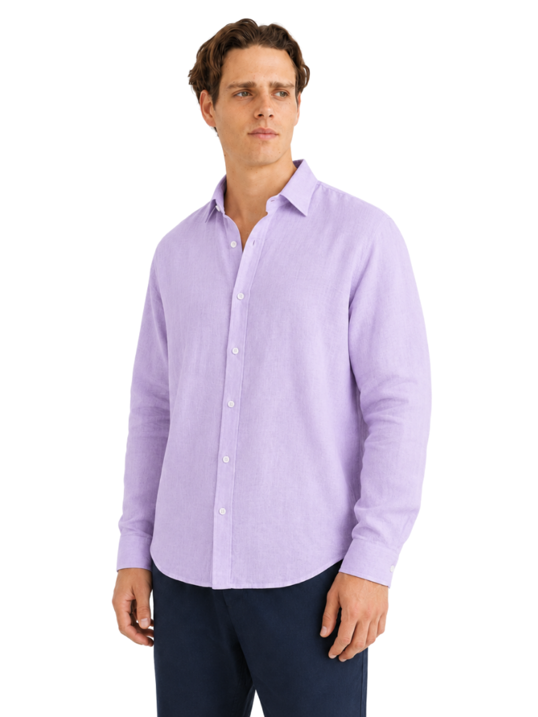 Linen Shirt Long Sleeve - Bistro StTropez