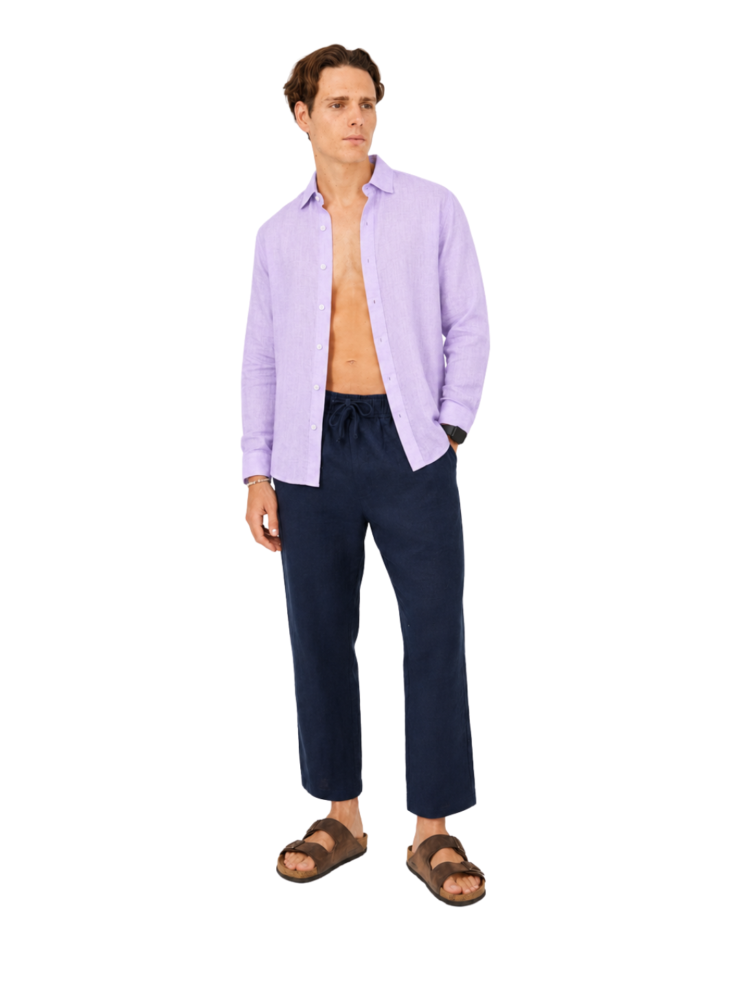Linen Shirt Long Sleeve - Bistro StTropez