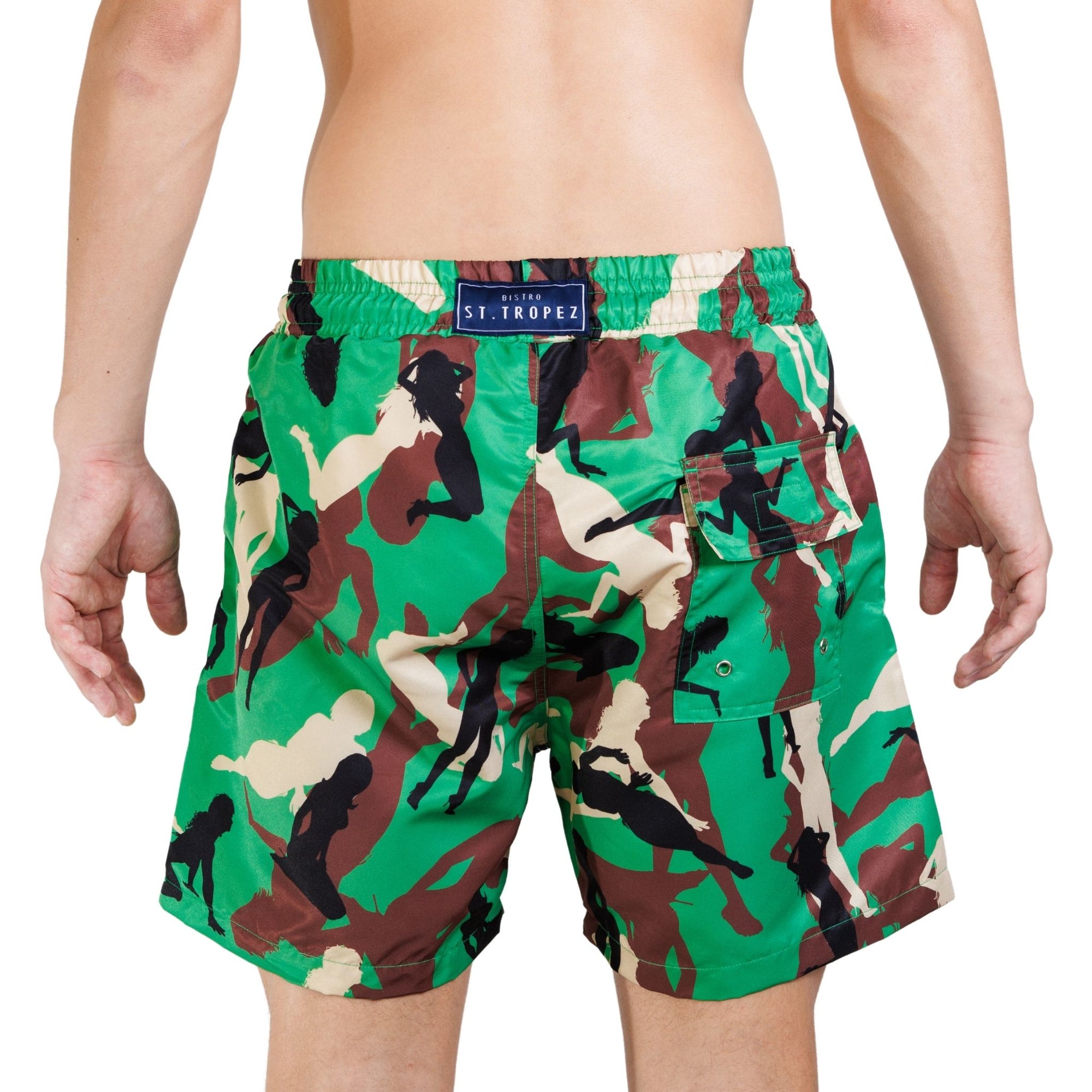 Military Board Shorts - Bistro StTropez