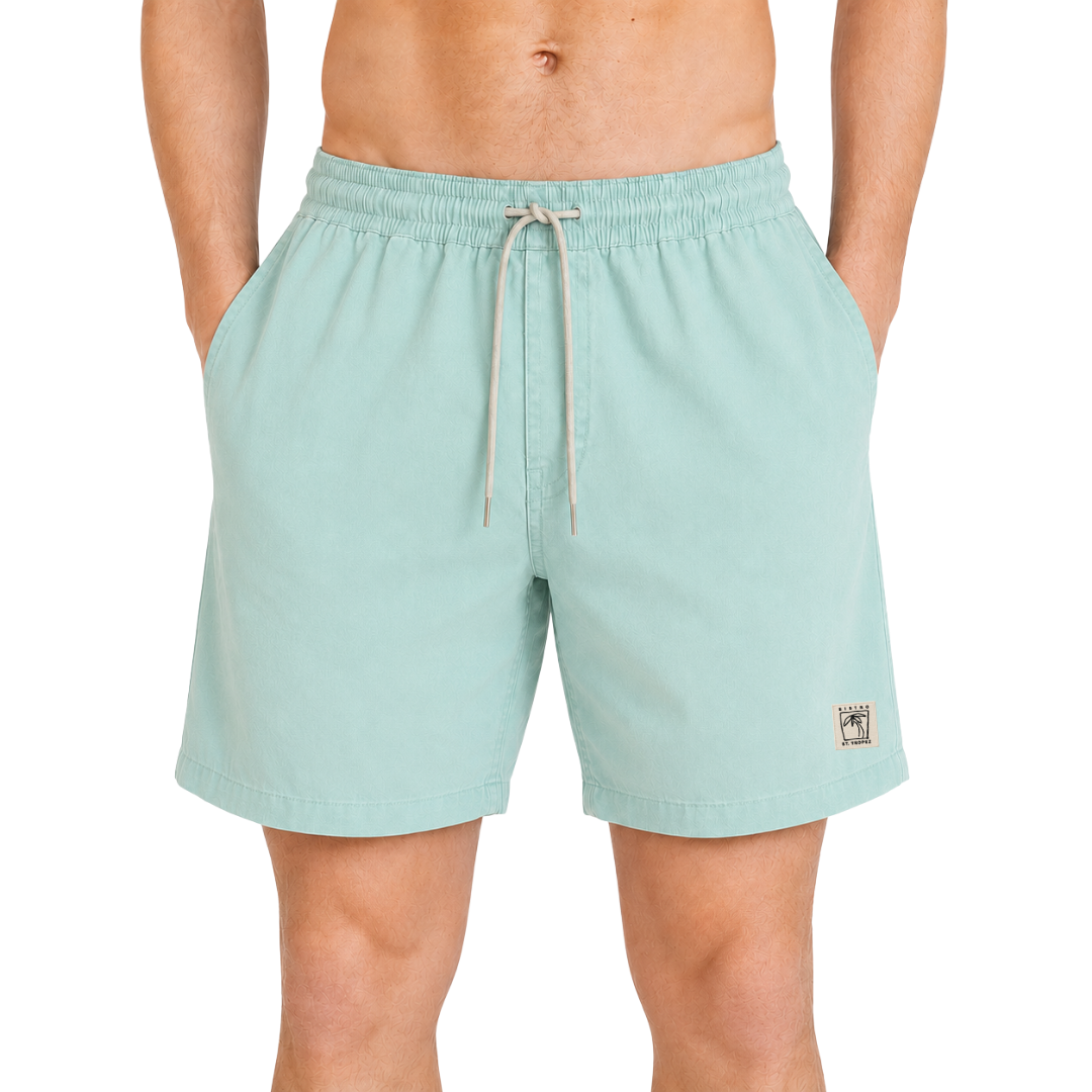 Saint Bistro Plain Cotton Beach Short - Bistro StTropez