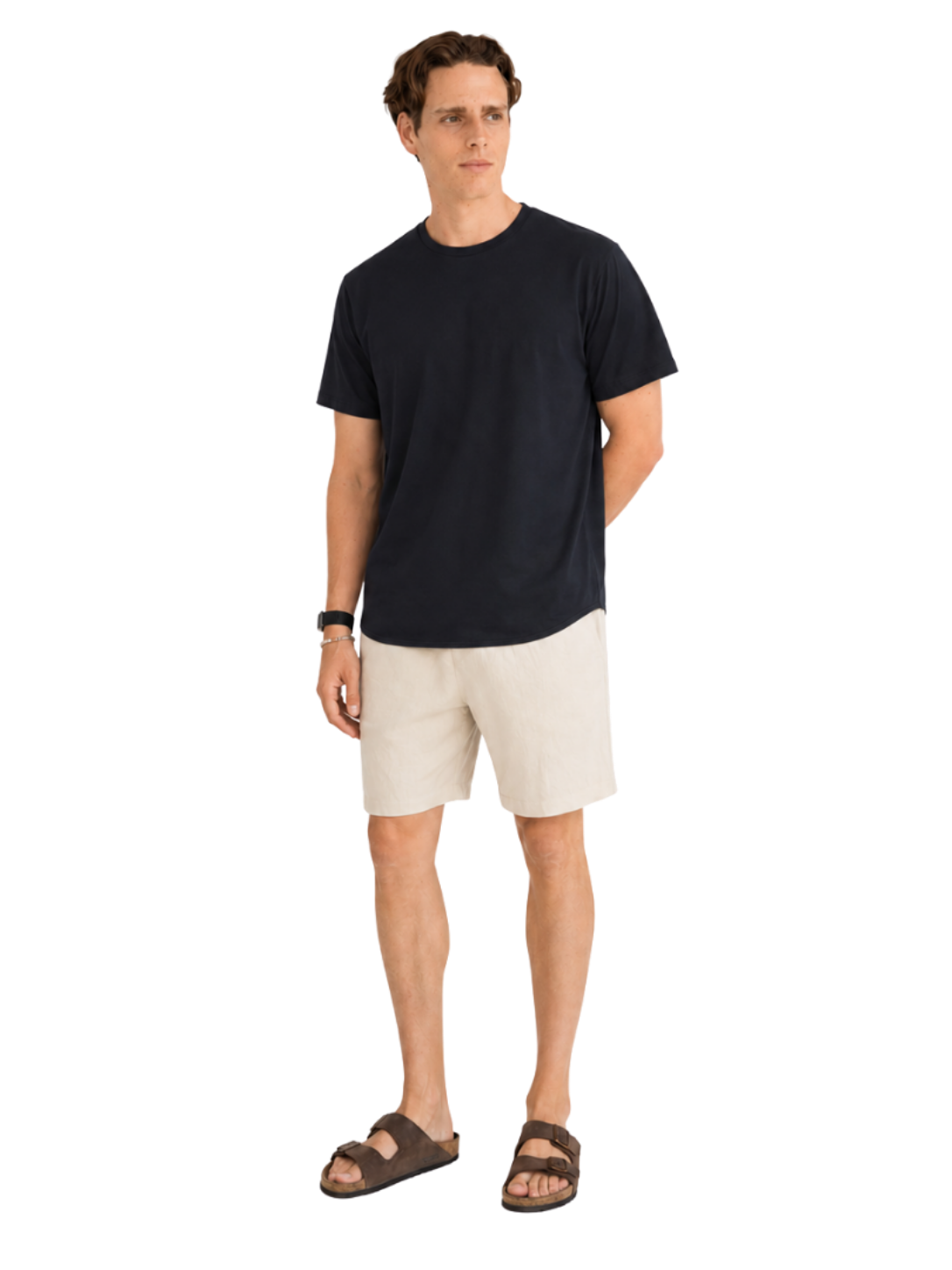 Plain Round Neck Tee - Bistro StTropez
club track