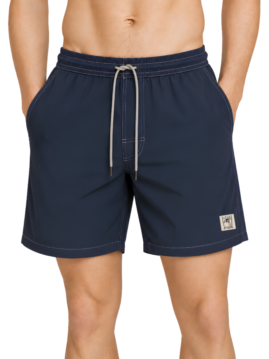 Saint Bistro Plain Cotton Beach Short - Bistro StTropez