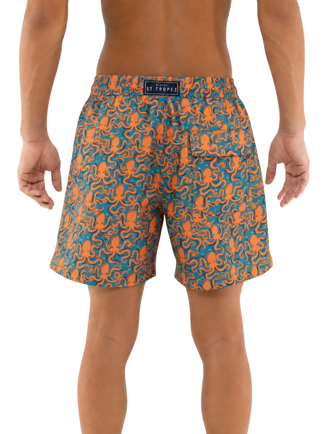 Octopus Pattern Board Shorts - Bistro StTropez
