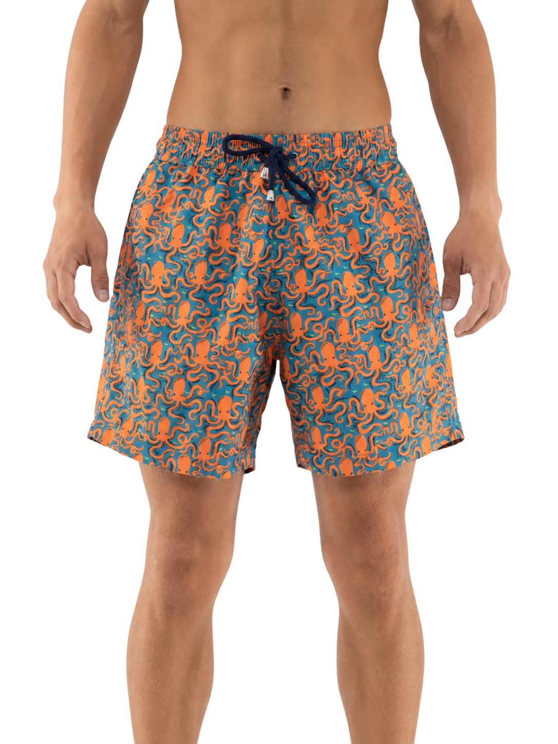 Octopus Pattern Board Shorts - Bistro StTropez