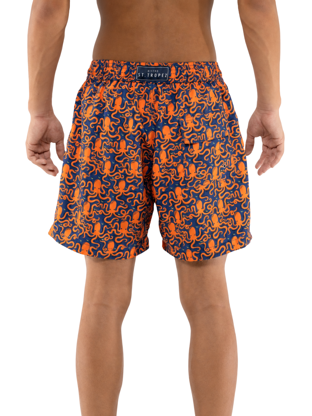Octopus Pattern Board Shorts - Bistro StTropez