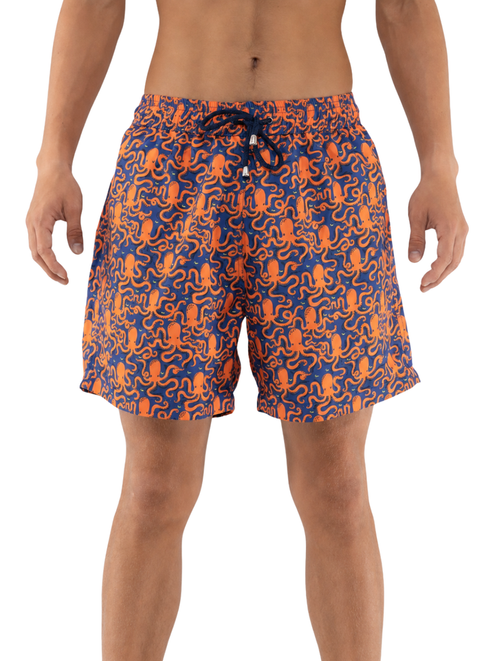 Octopus Pattern Board Shorts