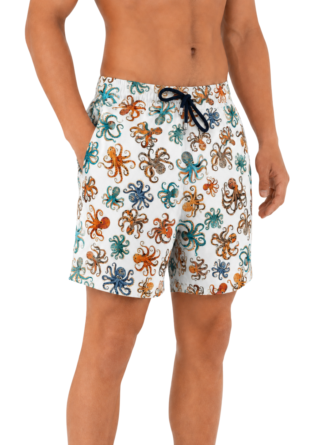 Octopus Swim Short - Bistro StTropez