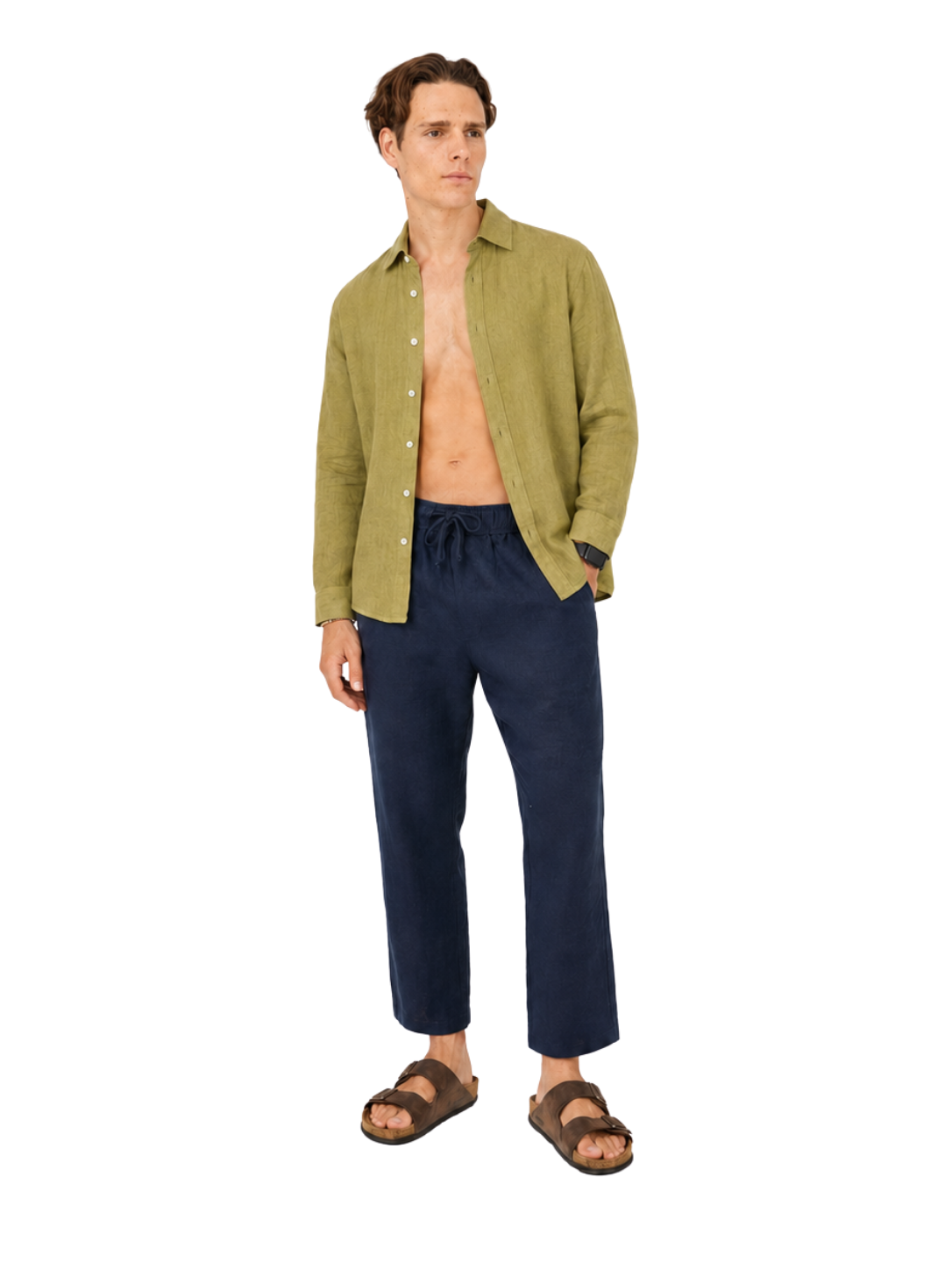 Linen Shirt Long Sleeve - Bistro StTropez