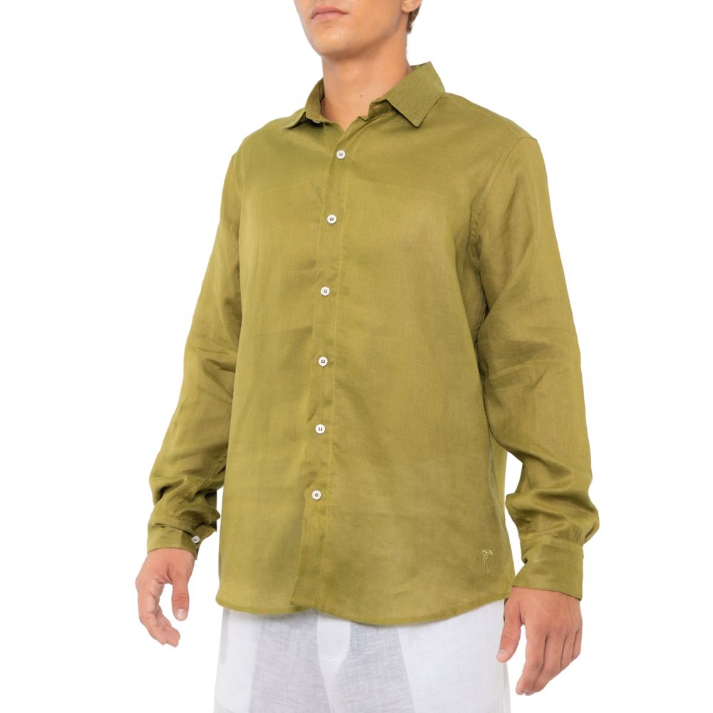 Linen Shirt Long Sleeve - Bistro StTropez