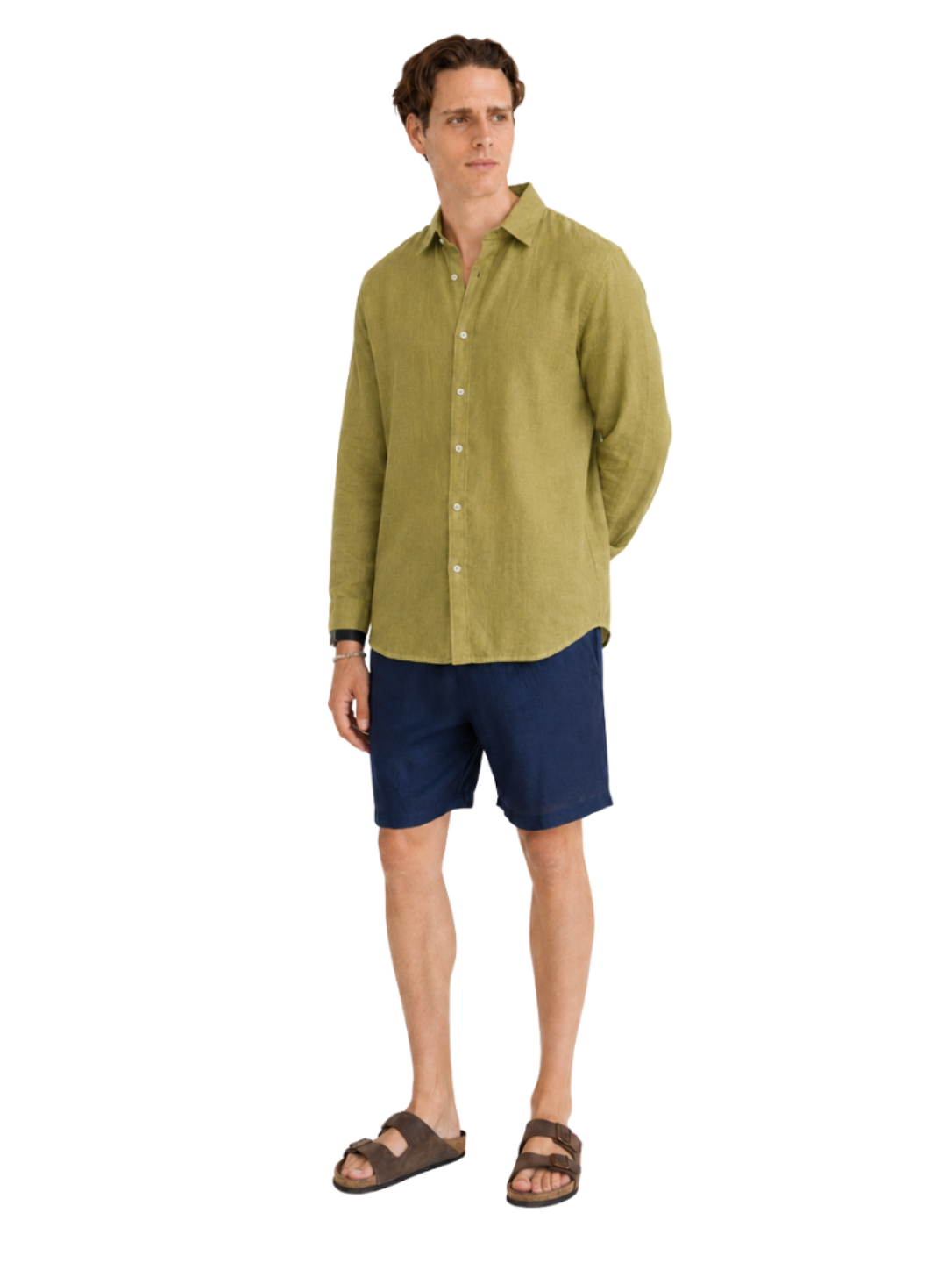 Linen Shirt Long Sleeve - Bistro StTropez
