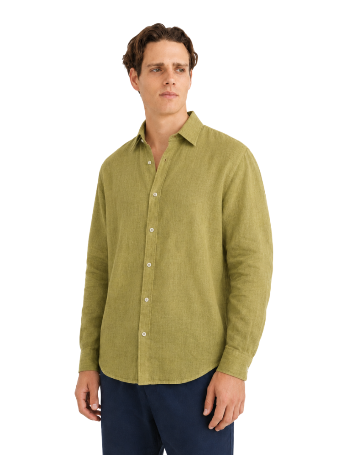 Linen Shirt Long Sleeve - Bistro StTropez